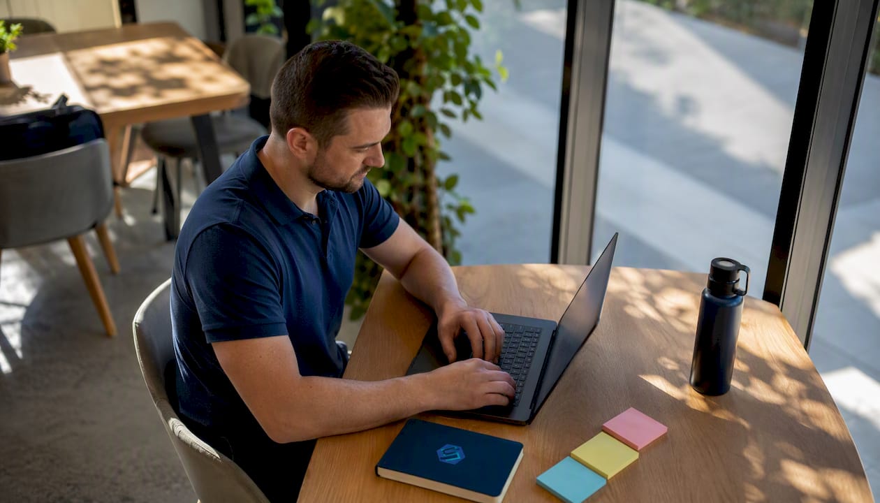 Australian IT technician configuring Microsoft 365 backup
