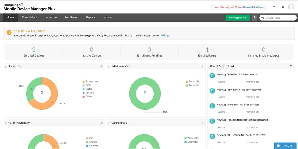 mobile device management