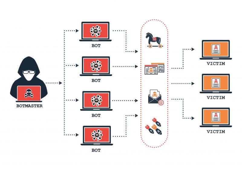 Botnet attack