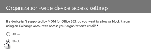 exchange email MDM - Mobile Device Management for Office 365