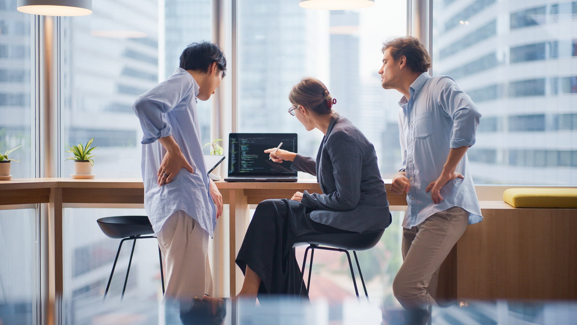 Cyber Security Risk Assessment - Incident Response Services - Security analyst responding to a cyber incident - Security Awareness Training - Business team completing cyber security awareness training